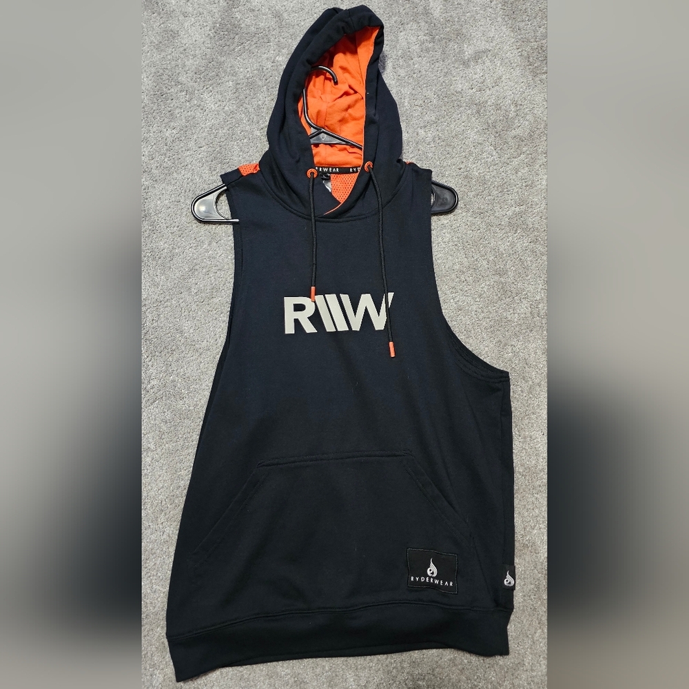 Ryderwear Black and Orange Athletic Hoodie